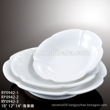 Professional porcelain wholesale modern design restaurant white square porcelain plate